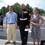 Christian and Lauren with their staff sergeant