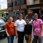 Taylor, Kristen, Adriana (our guide), and Nicole