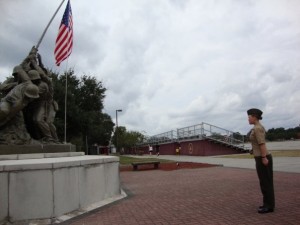 Lauren at Parris Island