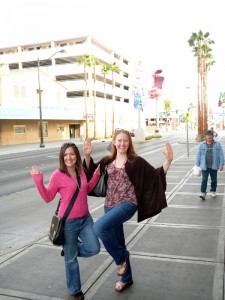 Goofing off in Old Vegas