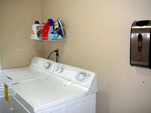 Laundry room before